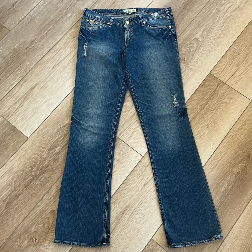 J & Company Midrise Embellished Jeans Size 32